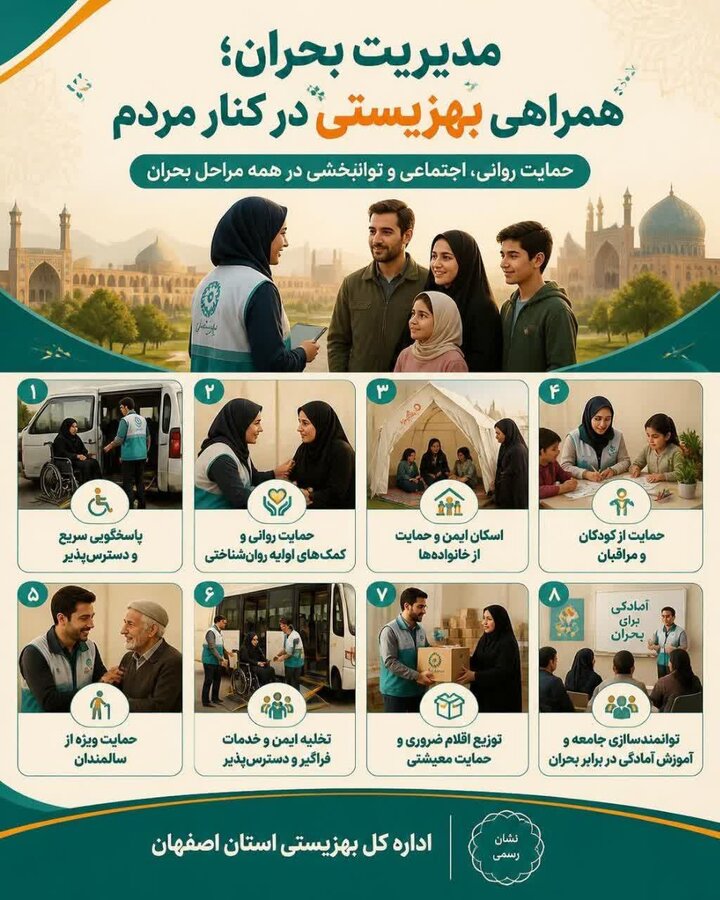 تاب‌آوری، حاصل آمادگی امروز ماست.