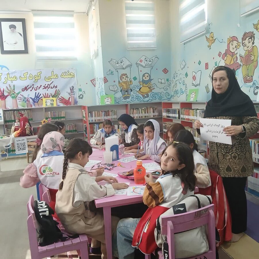 جشن هفته ملی کودک با مشارکت مرکز مثبت زندگی ۶۲۳۱ در تویسرکان برگزار شد