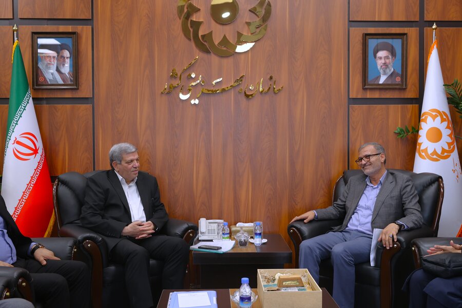 دیدار رئیس سازمان بهزیستی با نماینده مردم بندرعباس  در مجلس شورای اسلامی