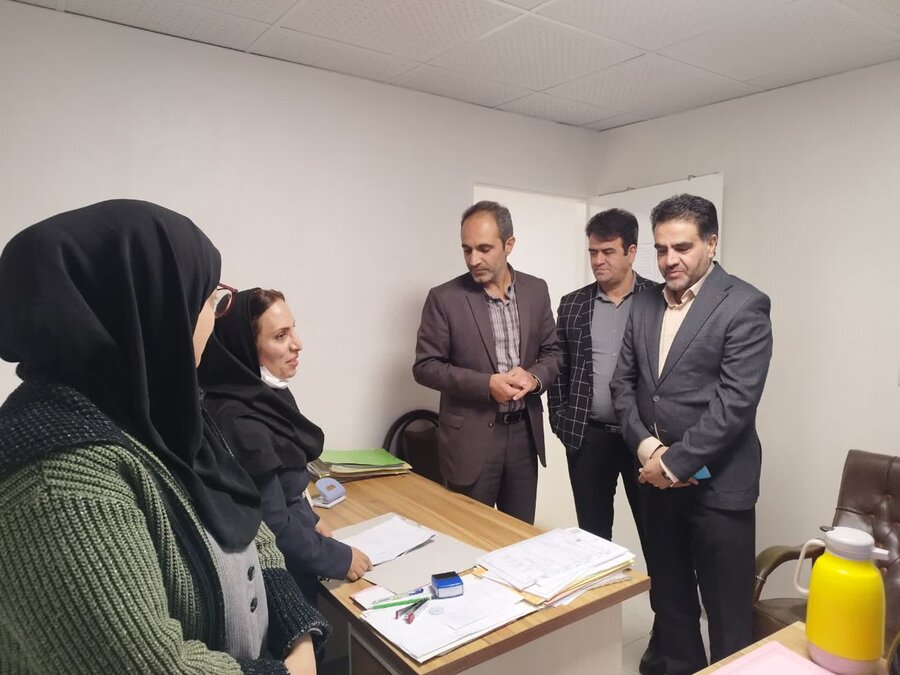 بازدید سرپرست اداره‌کل بهزیستی استان همدان از اداره بهزیستی شهرستان بهار