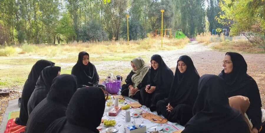 برگزاری اردوی فرهنگی-تفریحی زنان سرپرست خانوار تحت پوشش بهزیستی شاهین‌دژ