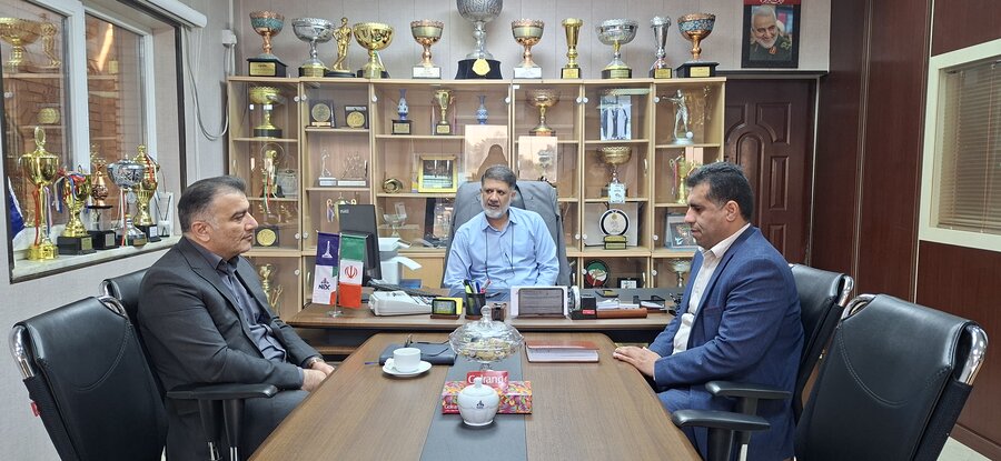 توسعه همکاری‌های اجتماعی و ورزشی بهزیستی خوزستان و شرکت ملی حفاری ایران