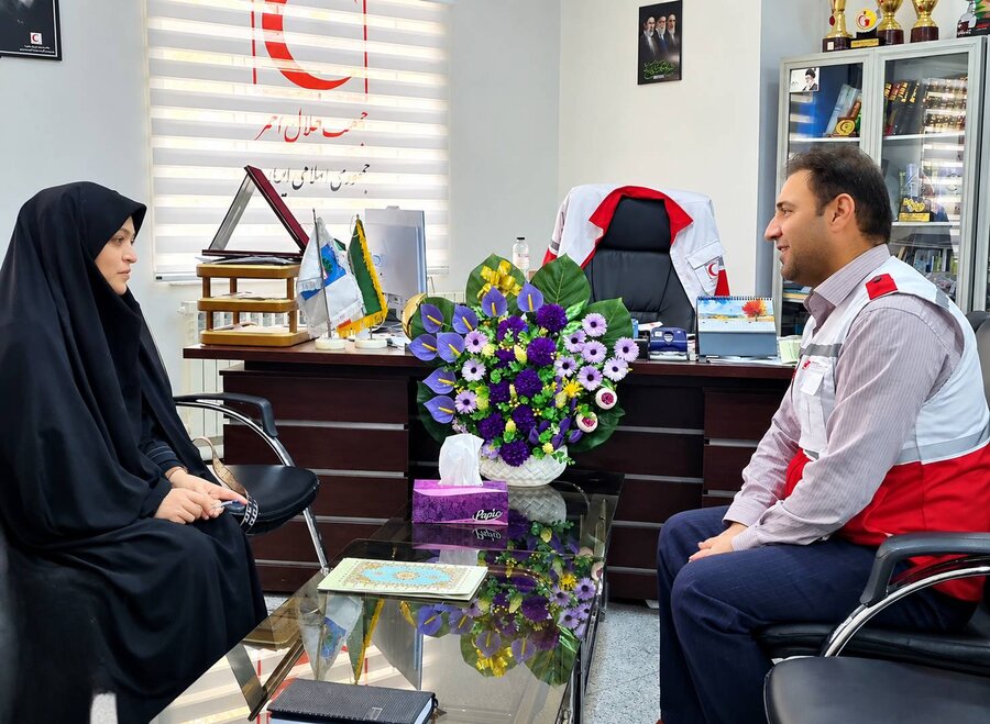 تخفیف ۴۵ درصدی خدمات آزمایشگاهی هلال‌احمر در تفاهم‌نامه بهزیستی با هلال‌احمر شهرستان