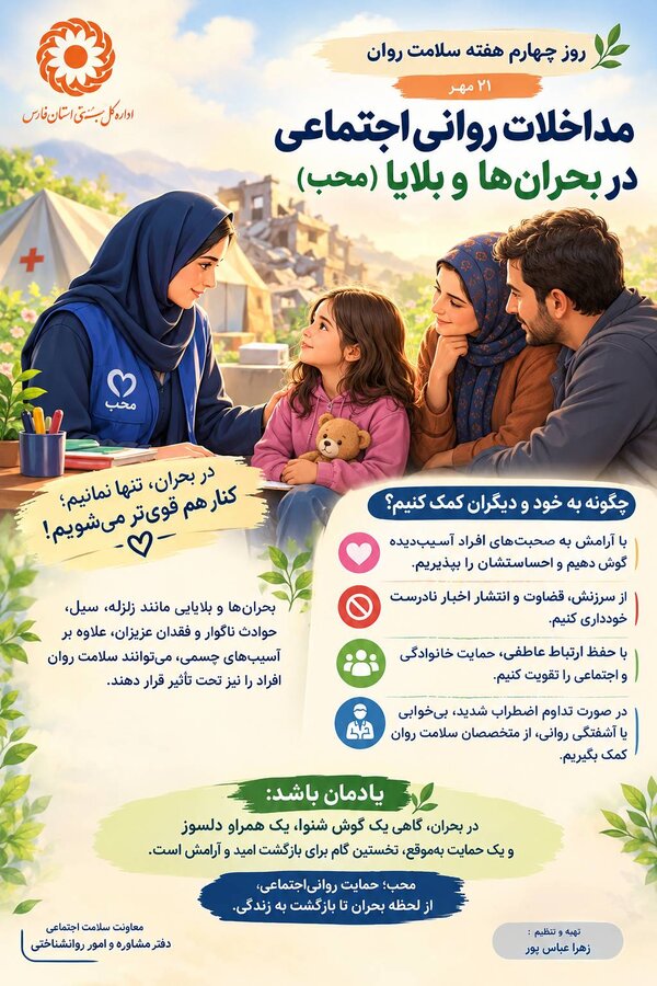 اینفوگرافی|هفته سلامت روان