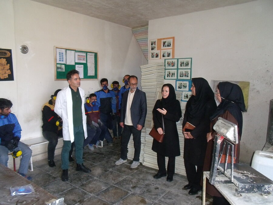 تدوین شایستگی شغلی تولید سنگ پلیمری برای افراد دارای معلولیت در اردبیل