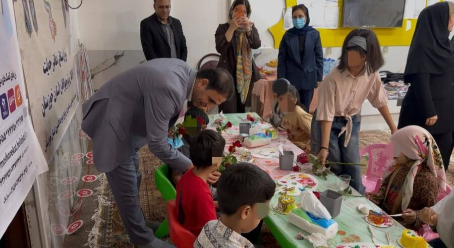 برگزاری جشن هفته ملی کودک برای فرزندان خانواده‌های تحت پوشش بهزیستی اهواز