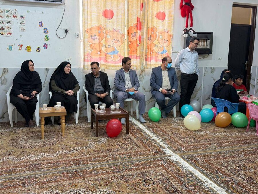 برگزاری جشن هفته ملی کودک برای فرزندان خانواده‌های تحت پوشش بهزیستی اهواز