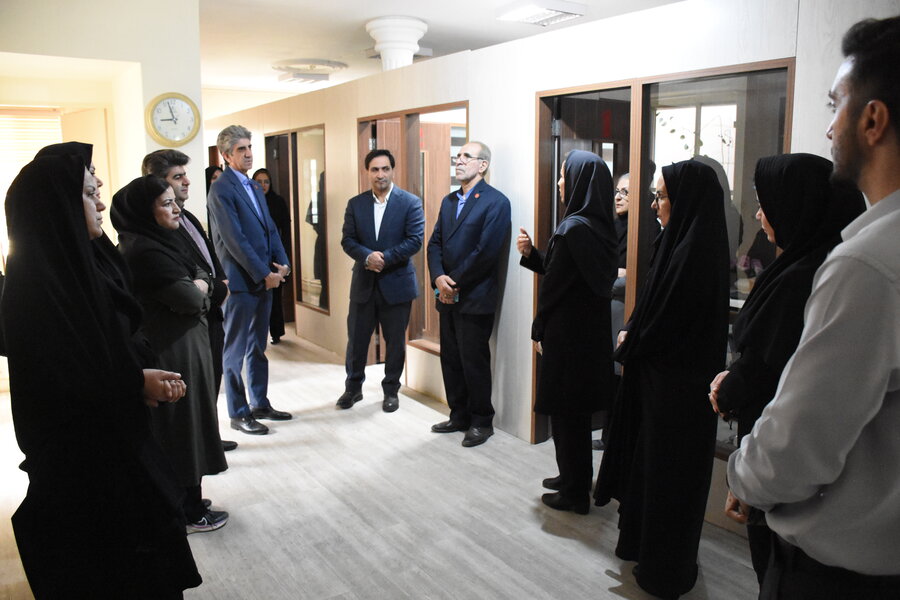 بازدید معاون پیشگیری دادگستری از مجتمع خدمات مشاوره دولتی بهزیستی