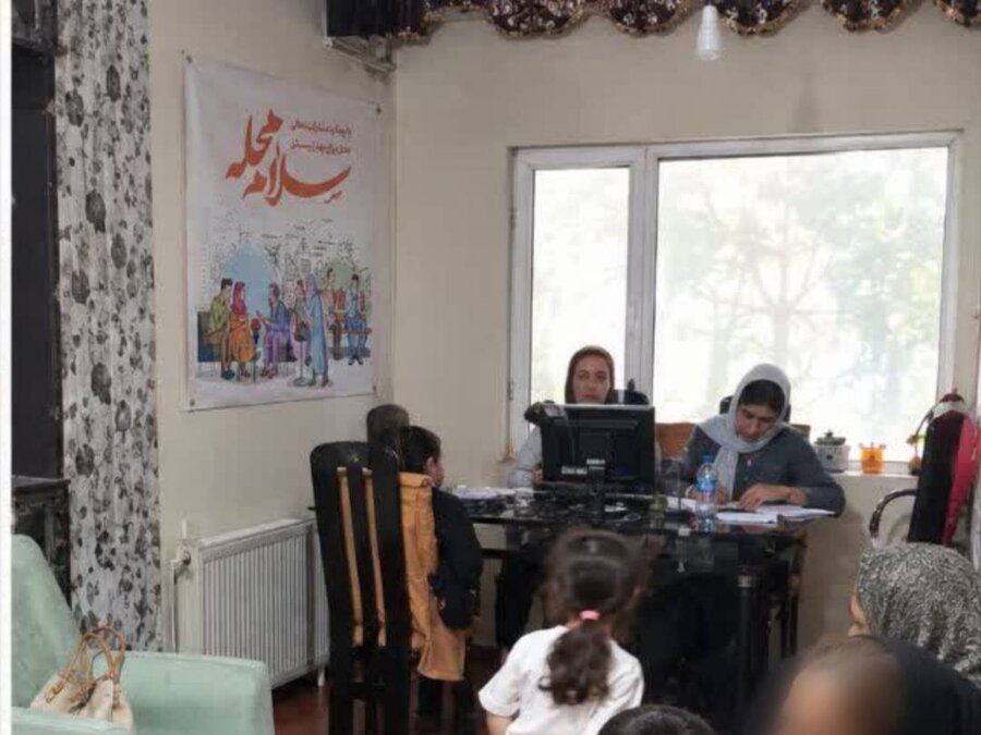 رباط کریم  | اجرای سنجش بینایی کودکان ۳تا۶سال در برنامه سلام محله