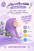 پوستر | سلامت روان؛ به‌اندازه سلامت جسم اهمیت دارد