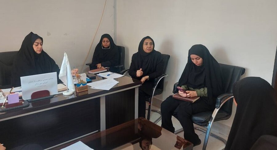 برگزاری جلسه ارزیابی  متقاضیان همکاری در مرکز حمایتی، آموزشی کودک و خانواده استان هرمزگان