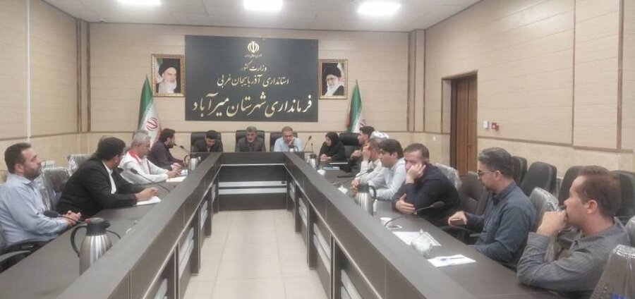 برگزاری جلسه مناسب‌سازی و شورای سالمندان در شهرستان میرآباد
