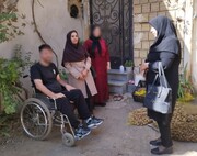 پیگیری تسهیلات اشتغال مددجوی دارای ضایعه نخاعی در شهرستان بهار