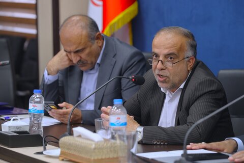دیدار آقای ابراهیم پور ( نماینده ایذه و باغملک)  با رئیس سازمان بهزیستی