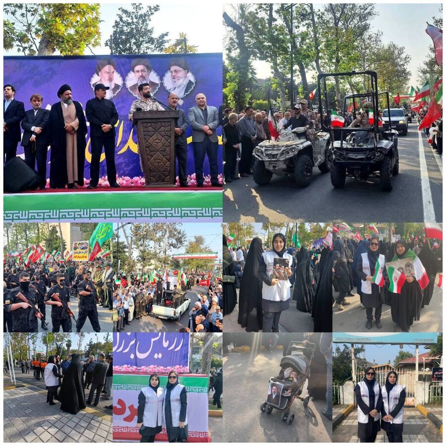 همگامی کارکنان بهزیستی گیلان و شهرستان‌ها در اجتماع جان‌فدایان ایران