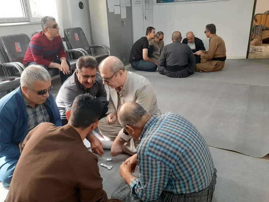 مسابقات دومینو نابینایان در سقز برگزار شد