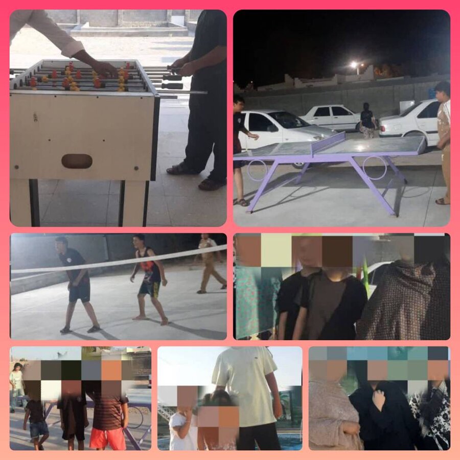 بستک | اردوی یک‌روزه تفریحی ویژه افراد نابینا و کم‌بینا تحت پوشش مجتمع بهزیستی هرنگ
