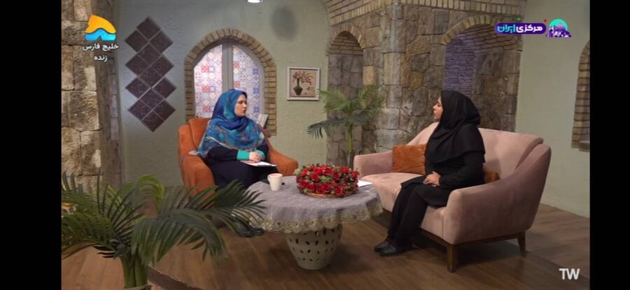 حضور معاون سلامت اجتماعی بهزیستی هرمزگان در برنامه تلویزیونی «سرپناه» شبکه خلیج فارس