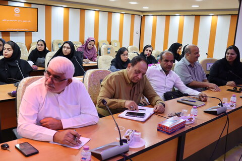 مسعود شیرافکن، مدیر کل بازرسی و ارتباطات مردمی استانداری، مهرناز اسکندری، مدیرکل بهزیستی استان، معاونان تخصصی اداره کل و جمعی از مدیران و کارشناسان مؤسسات، مراکز غیردولتی، تسهیلگران طرح سلام، تیم های