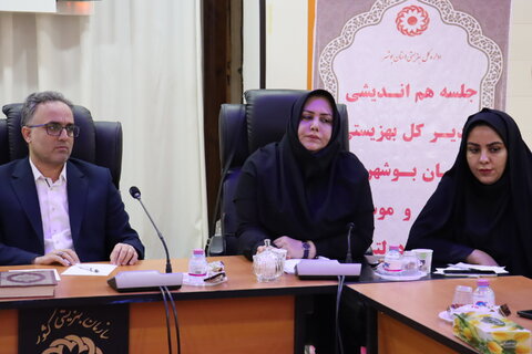 مسعود شیرافکن، مدیر کل بازرسی و ارتباطات مردمی استانداری، مهرناز اسکندری، مدیرکل بهزیستی استان، معاونان تخصصی اداره کل و جمعی از مدیران و کارشناسان مؤسسات، مراکز غیردولتی، تسهیلگران طرح سلام، تیم های