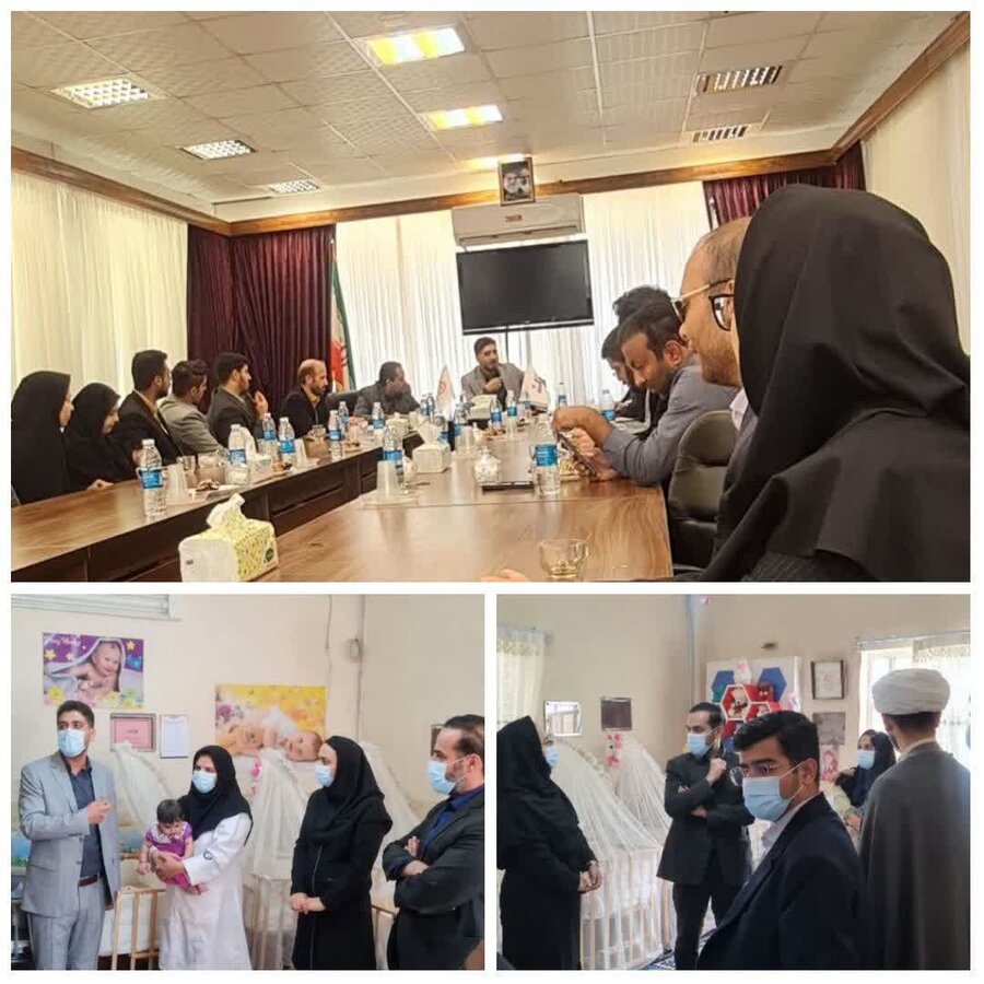 بازدید معاون محترم دادستان و قضات استان از مراکز شیرخوارگاه حضرت قائم (عج) و اورژانس خدمات اجتماعی یزد