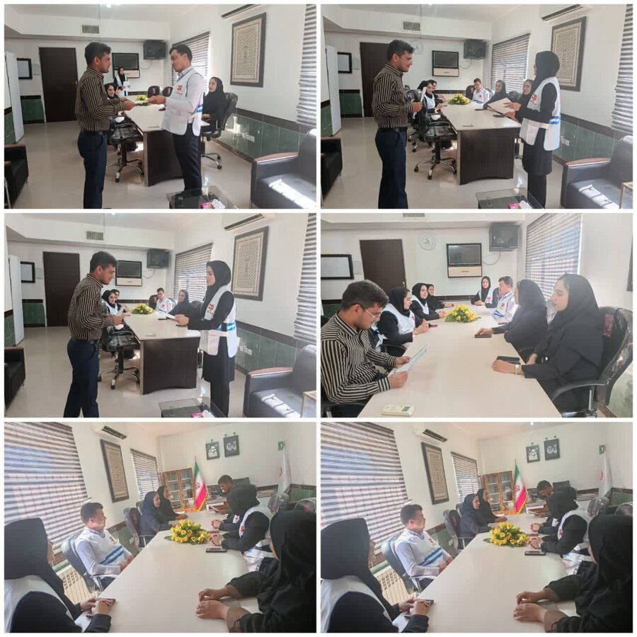برگزاری مانور دورمیزی تیم محب در شهرستان نهبندان