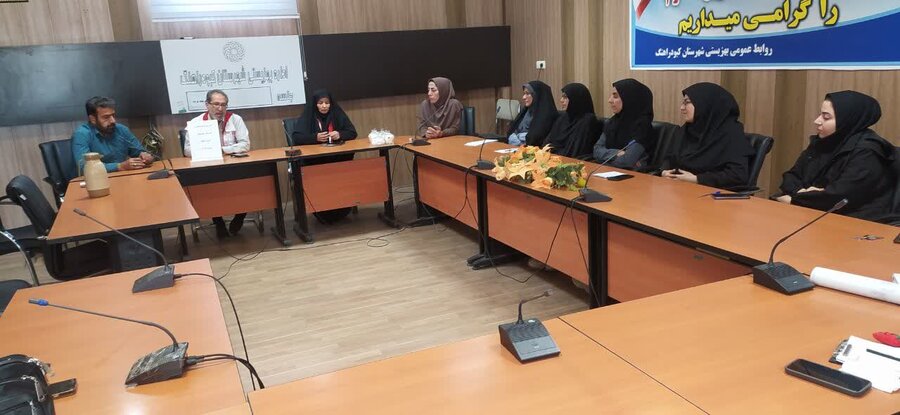 آموزش مدیریت بحران در شرایط جنگی به کارکنان بهزیستی کبودرآهنگ