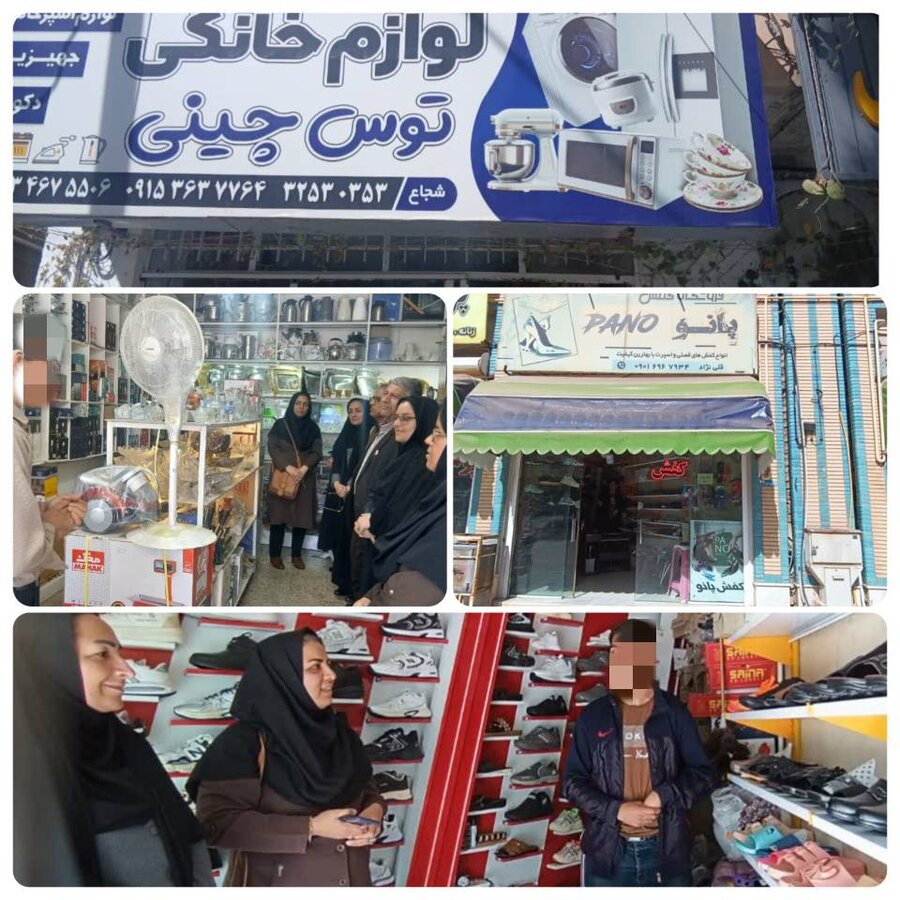 بازدید معاون توسعه کارآفرینی و اشتغال بهزیستی استان خراسان جنوبی از طرح‌های اشتغال‌زایی افراد دارای معلولیت در قاین