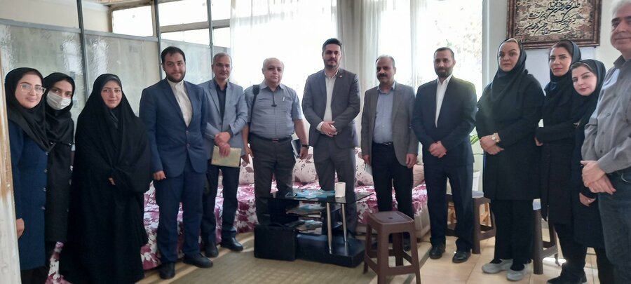 بازدید نمایندگان وزارت امور خارجه و ستاد مبارزه با مواد مخدر از مرکز کاهش آسیب زنان ندای رهایی تهران