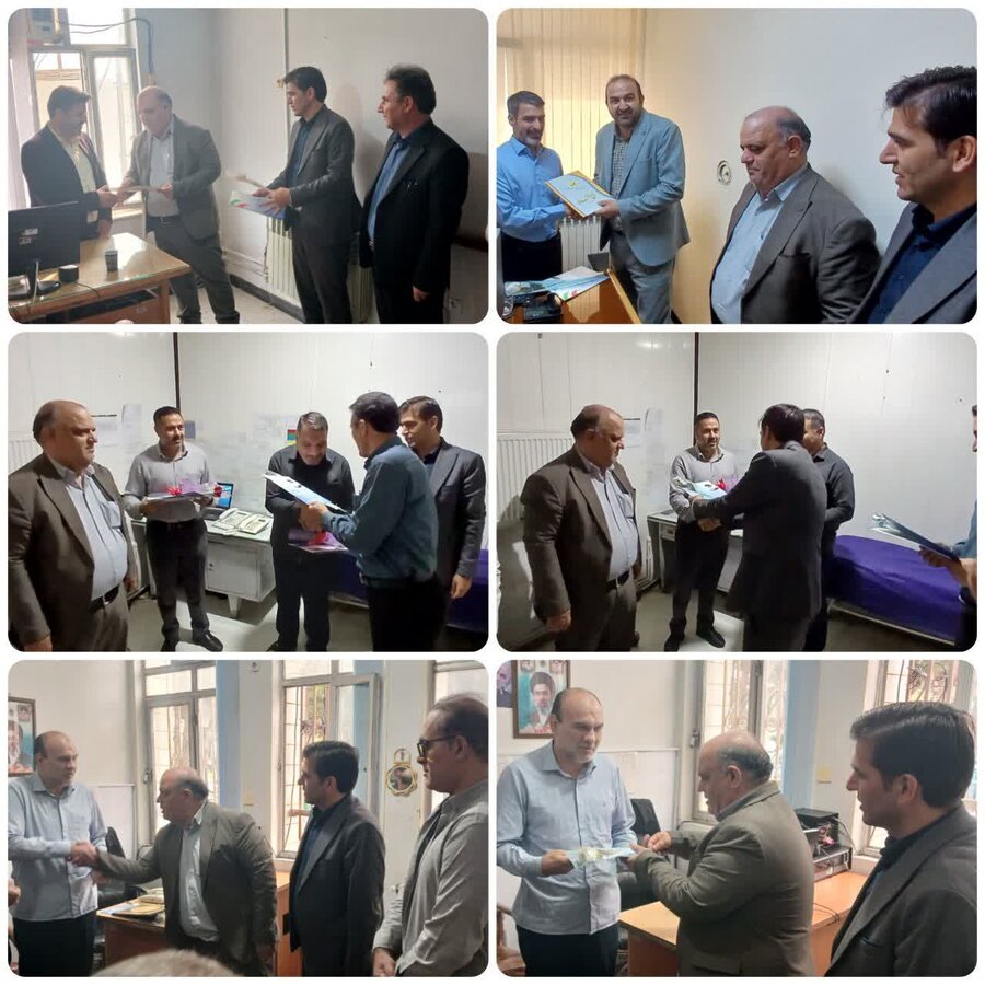 تجلیل از کارکنان روشندل ادارات پارس‌آباد به مناسبت روز جهانی عصای سفید