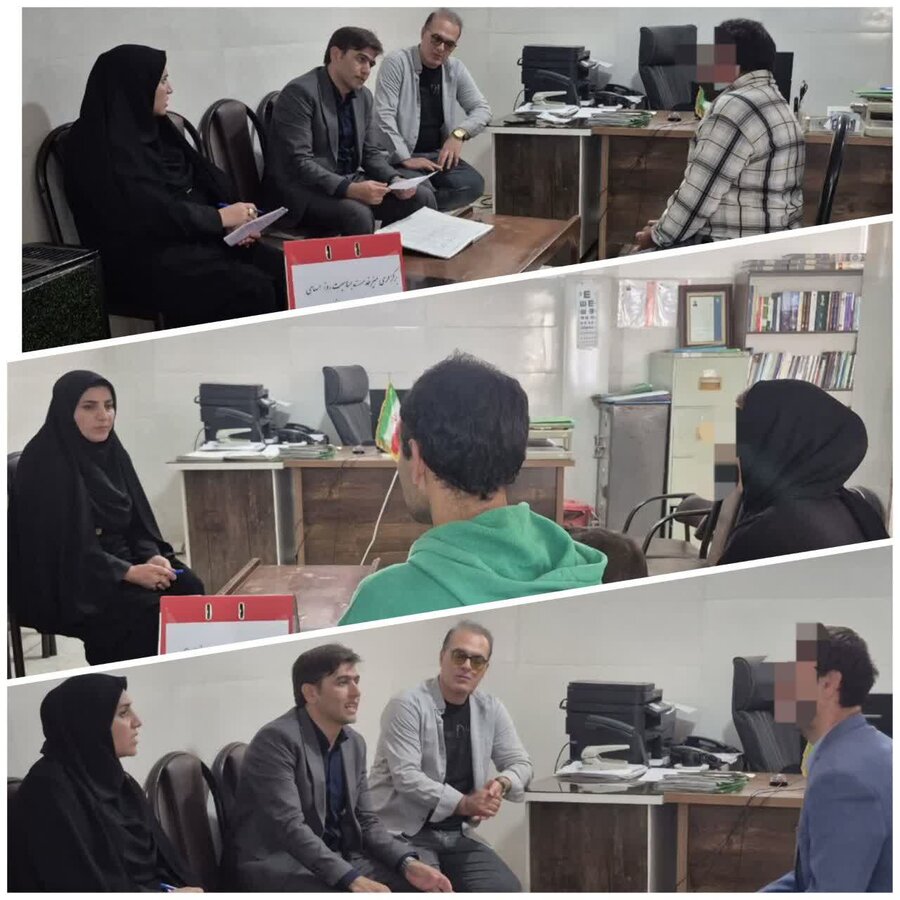 برگزاری میز خدمت در دفتر انجمن معلولین شهرستان پارس‌آباد به مناسبت روز جهانی عصای سفید