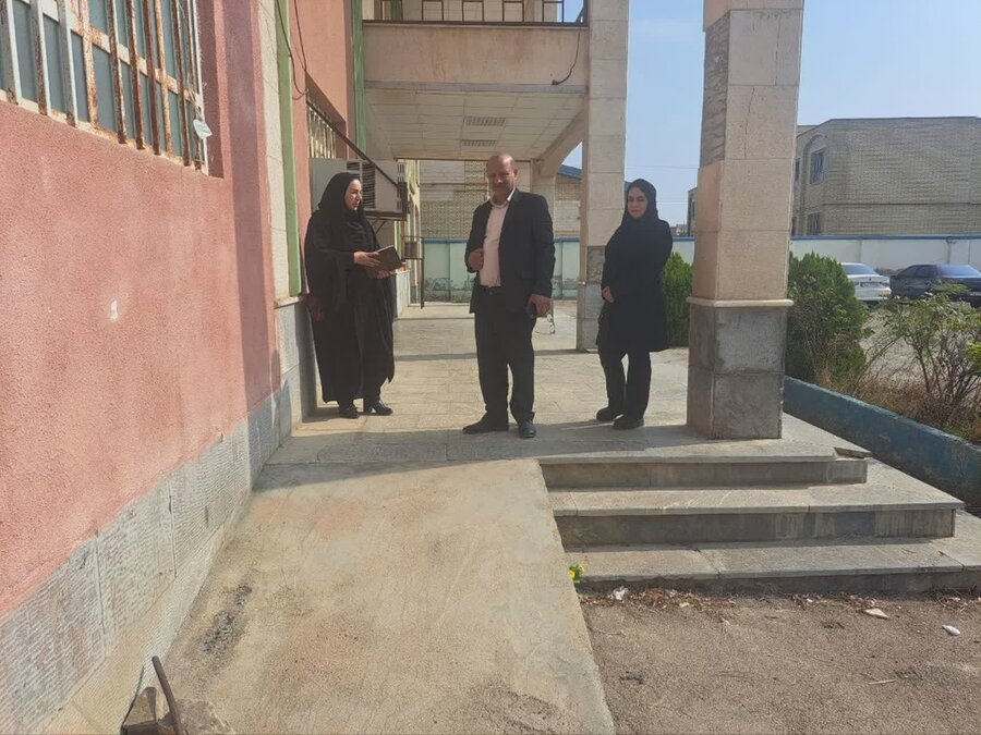 پیگیری مناسب سازی ساختمان آموزش و پرورش جعفرآباد و توسعه همکاری های مشترک با بهزیستی بیله سوار