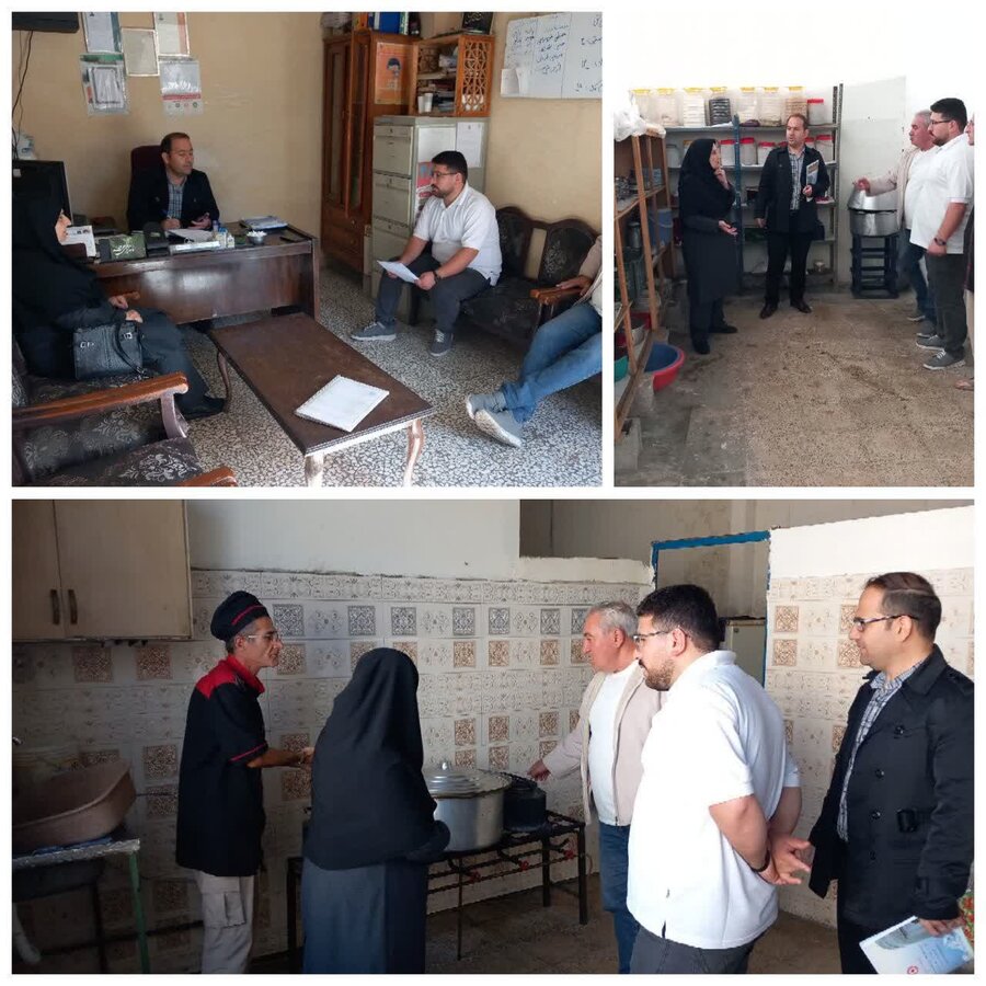 بازدید رئیس اداره بهزیستی شهرستان نمین از کمپ ترک اعتیاد «رهایی»