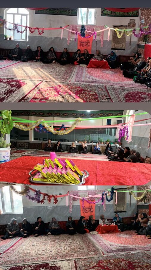 حضور فعال بانوان گروه همیار شهرک گلستان به مناسبت ولادت حضرت زینب (س)
