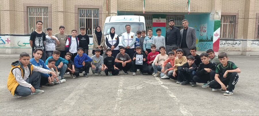 برنامه‌های آموزشی سلامت روان در مدارس کامیاران برگزار شد