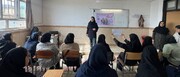 برگزاری کارگاه آموزشی سلامت روان ویژه دانش‌آموزان پایه نهم در مدرسه دخترانه شهید چمران نلاس