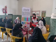 برگزاری کارگاه آموزشی و پایش سلامت بانوان در تکیه جهانستان به مناسب هفته سلامت روان