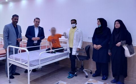 بازدید معاون توانبخشی بهزیستی خوزستان از مرکز شبانه‌روزی اختلالات رشدی هوشی