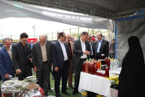 گزارش تصویری ا افتتاح خودرو اورژانس اجتماعی ۱۲۳ بهزیستی خنداب همزمان با جشنواره ملی انگور در روستای خانگاه