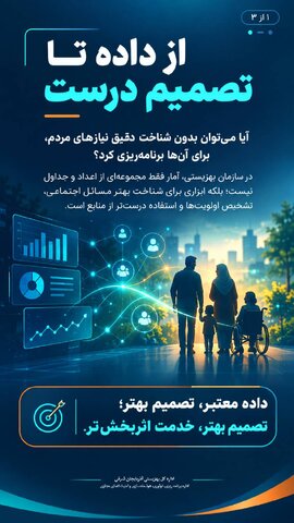 هر داده، یک انسان؛ هر تصمیم دقیق، فرصتی برای خدمتی اثربخش‌تر