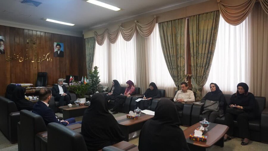 دیدار مدیرکل بهزیستی گلستان با رئیس کل دادگستری استان با هدف توسعه تعاملات و همکاری‌های مشترک