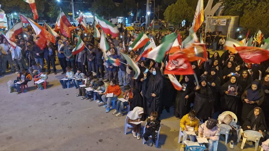 دلفان|کودکان با نقاشی از شهدای میناب گفتند