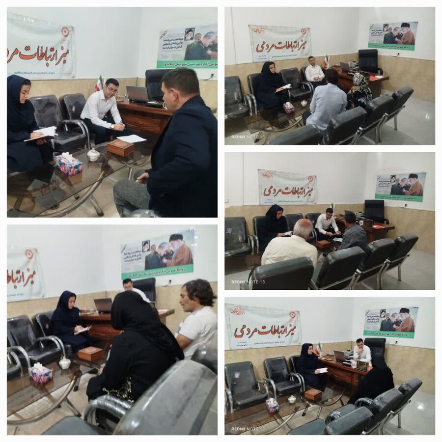 برگزاری میز ارتباطات مردمی در اداره بهزیستی شهرستان اصلاندوز بمناسبت روز جهانی نابینایان