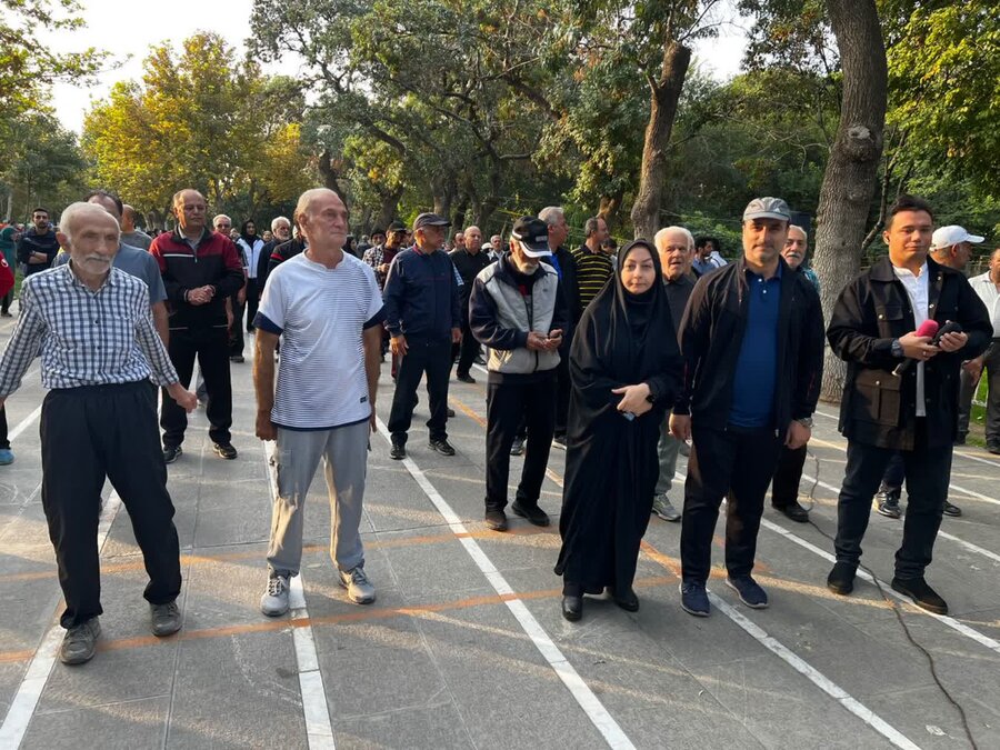حضور مدیرکل و کارکنان بهزیستی استان در برنامه صبحگاهی مدیران