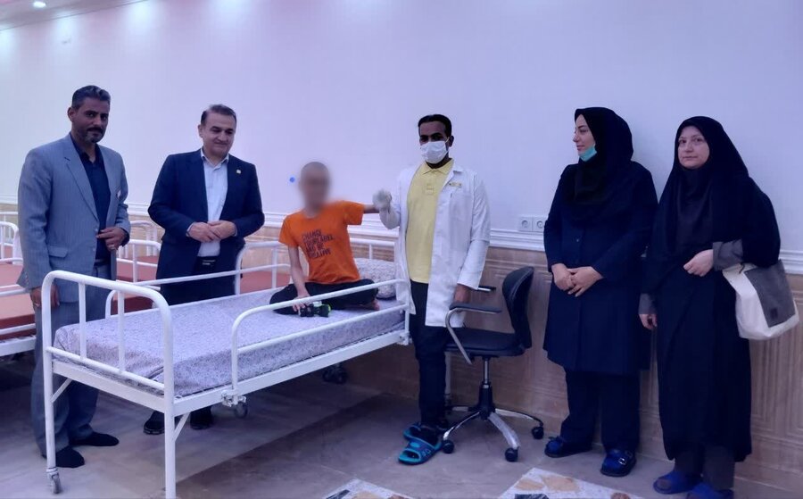 بازدید معاون توانبخشی بهزیستی خوزستان از مرکز شبانه‌روزی اختلالات رشدی هوشی