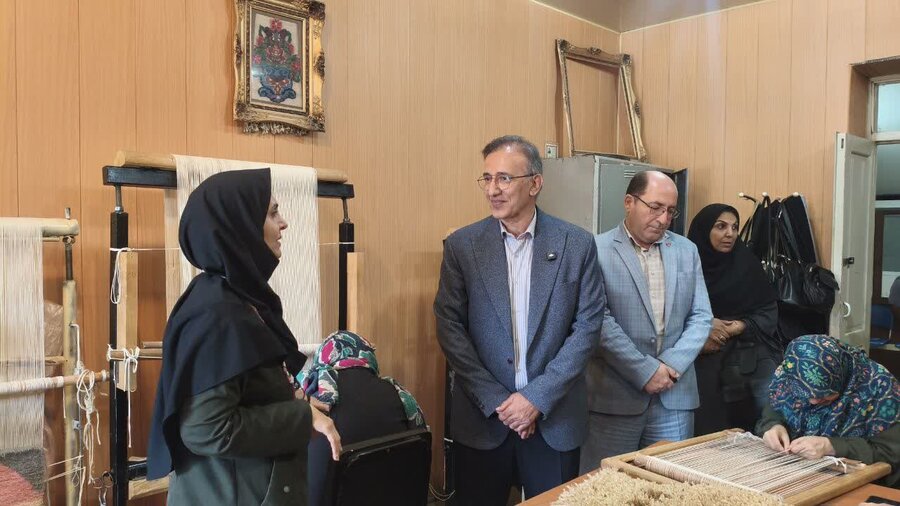 حضور معاون توانبخشی بهزیستی استان اصفهان در مرکز فاطمهالزهرا (س)