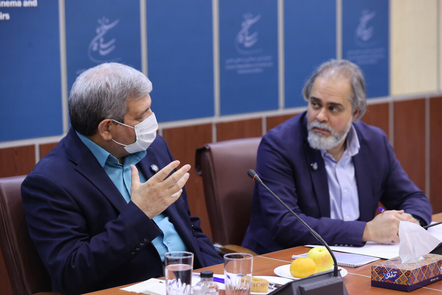 نشست مشترک با رئیس سازمان سینمایی