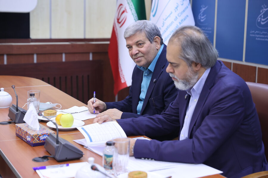 نشست مشترک با رئیس سازمان سینمایی
