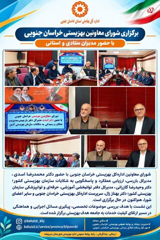 اینفوگرافیک شورای معاونین استانی و ستادی