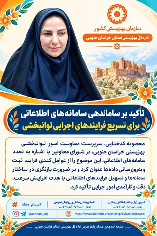 اینفوگرافیک معاونت توانبخشی